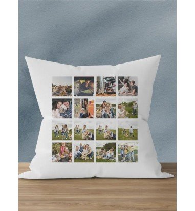 Perna personalizata cu 16 fotografii