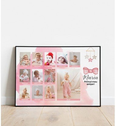 Tablou personalizat Primul anisor -...