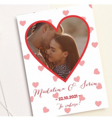 Felicitare personalizata cu o...