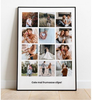 Tablou personalizat cu 12 fotografii...