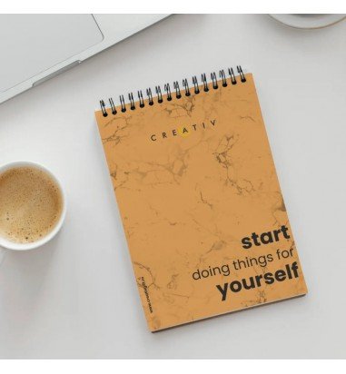 Notebook personalizat cu Start doing...