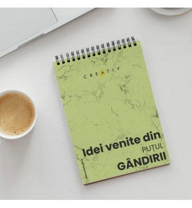 Notebook personalizat cu Idei venite...