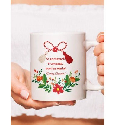 Cana personalizata cu text pentru...