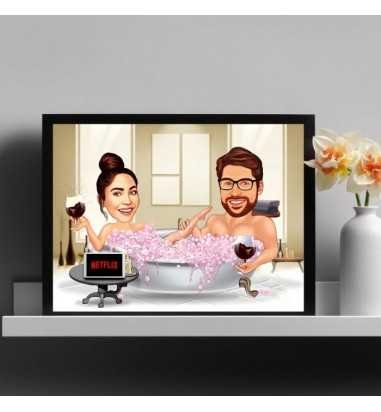 Caricatura 2 personaje