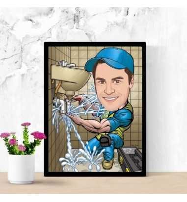 Caricatura Instalator