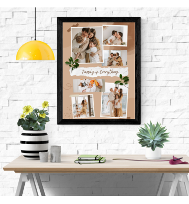 Rama foto personalizata Family 6 poze...