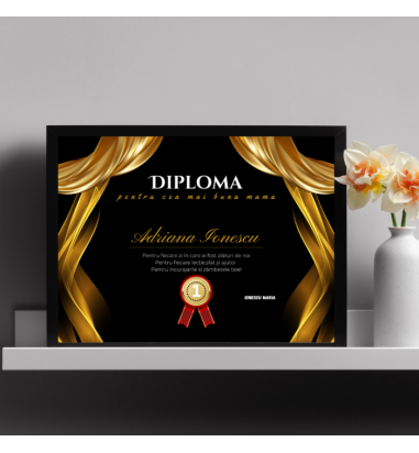 Rama foto personalizata Diploma Cea...