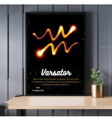 Rama foto personalizata Varsator