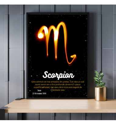 Rama foto personalizata Scorpion