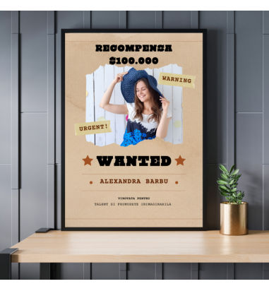 Tablou personalizat MOST WANTED