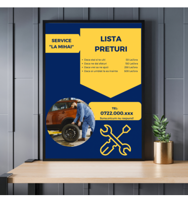 Rama foto Mecanic Amuzant