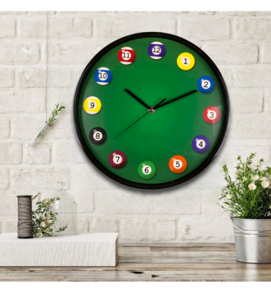 Ceas perete biliard