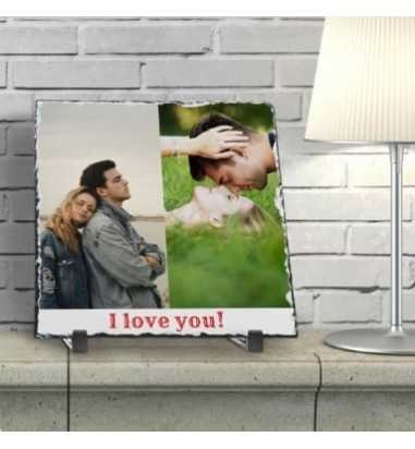 Rama Foto Personalizata Ardezie cu...