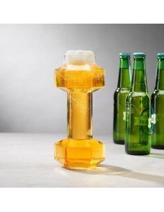 Pahar pentru bere - gantera