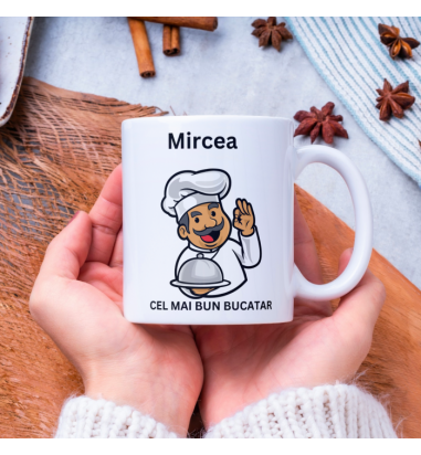 Cana personalizata - Bucatar