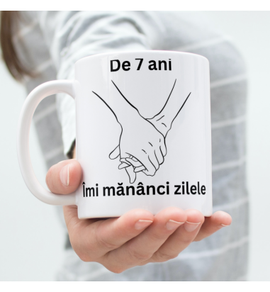 Cana personalizata - Imi mananci zilele