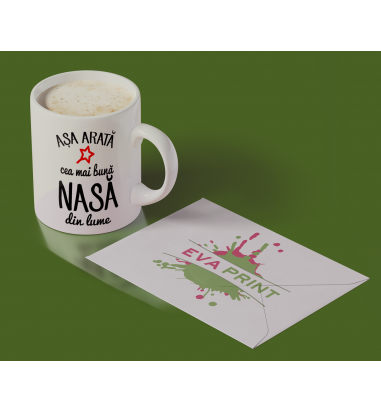 Cana personalizata cu text si imagine