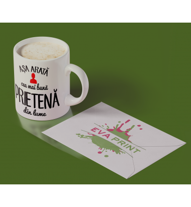 Cana personalizata cu text si imagine