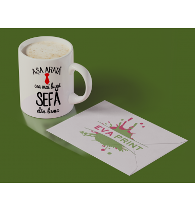 Cana personalizata cu text si imagine