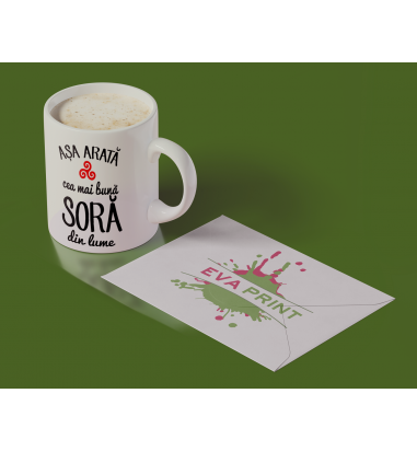 Cana personalizata cu text si imagine