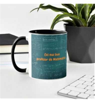 Cana personalizata cu text - Matematica