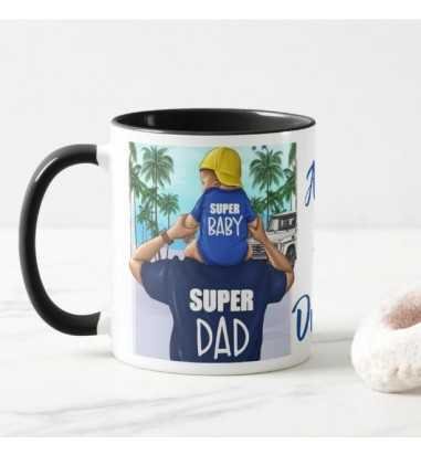 Cana personalizata - Super Dad