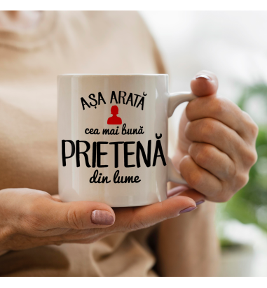 Cana personalizata mesaj pentru prietena