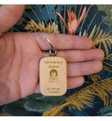 Breloc personalizat Cel mai bun doctor