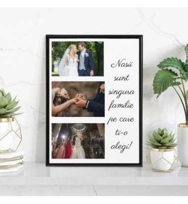 Rama foto personalizata pentru Nasi-...