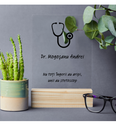 Placheta personalizata pentru Doctor