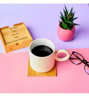 Set de suporturi pahar personalizat -...