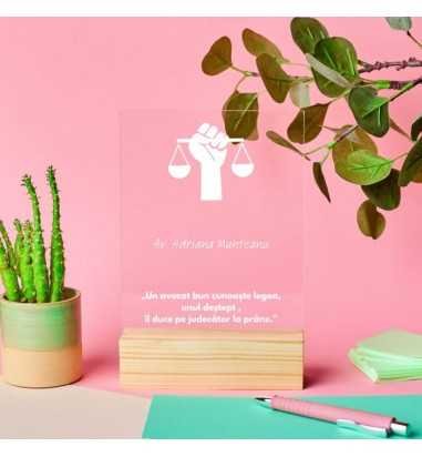 Placheta personalizata pentru Avocat