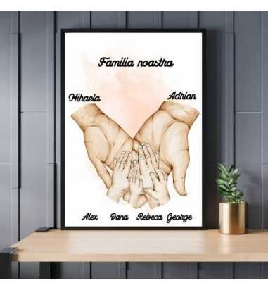 Tablou Familia Noastra - 6 persoane