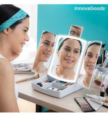 Oglinda LED pliabila 3 in 1 cu...