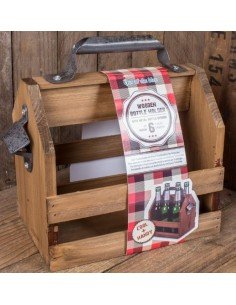 Suport sticle, din lemn, cu...