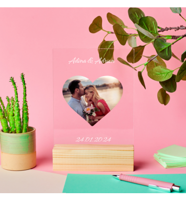 Placheta personalizata Save the date