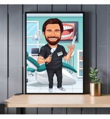 Caricatura Stomatolog