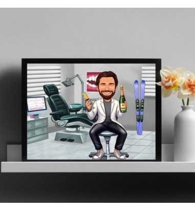 Caricatura Tehnician Dentar