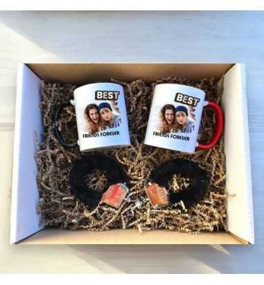 Cadou BFF personalizat - Set cani +...