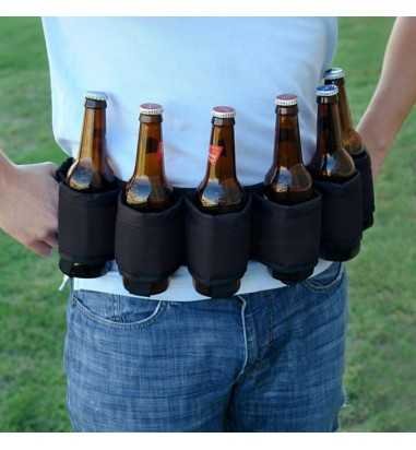 Centura de bere neagra cu deschizator...