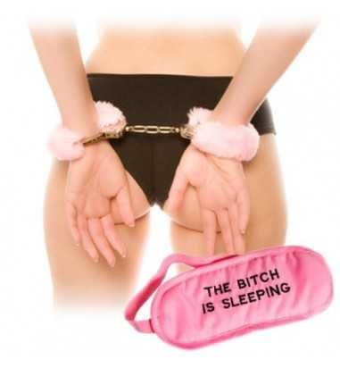 Set Catuse Sexy si Masca de Dormit