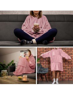 Patura cu maneci si gluga,...