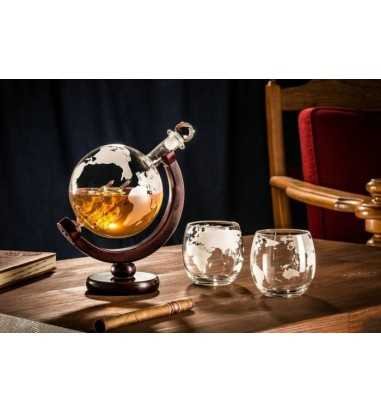 Set decantor Globe cu 2 pahare