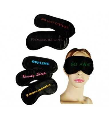 Masca de dormit cu diferite mesaje