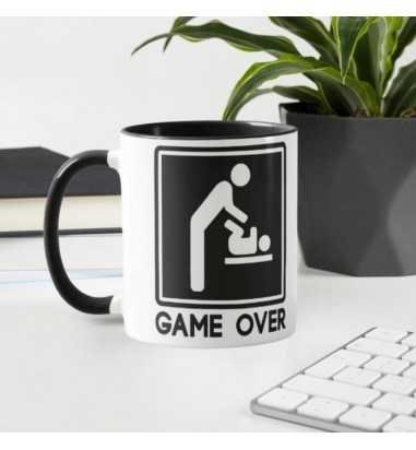 Cana personalizata cu text-Game over...