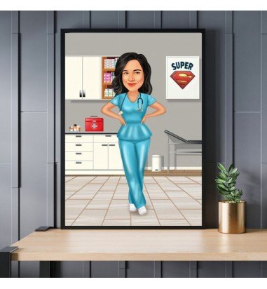 Caricatura Super Asistenta