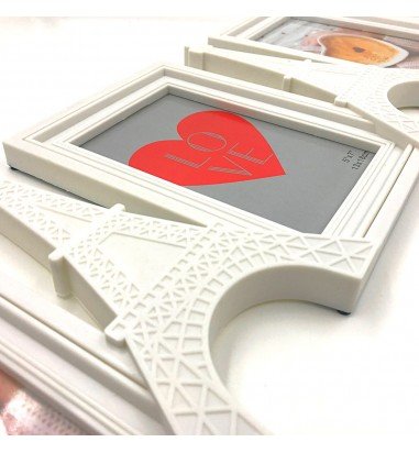 Ramă foto colaj 3 poze - model Eiffel