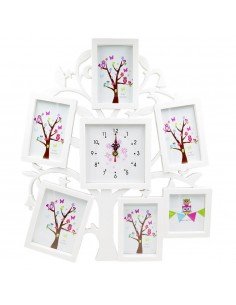 Ramă foto ceas 6 poze -...