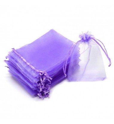 Săculeți organza cu șnur satin 7x9cm...