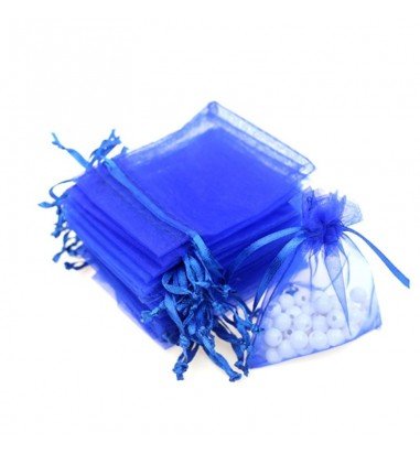 Săculeți organza cu șnur satin 7x9cm...